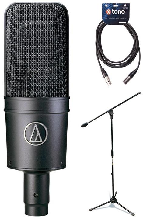Home studio set Audio technica AT4033 ASM + pied + câble
