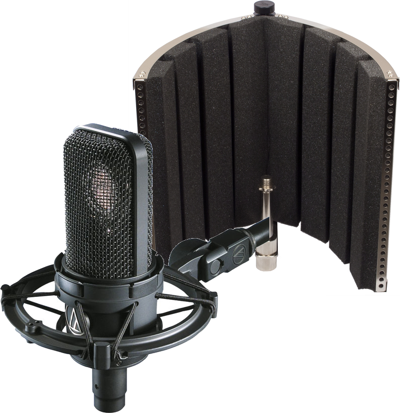 Audio Technica At4040 + X-tone X-screen - Microfoon set met statief - Main picture