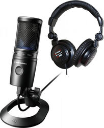 Microfoon set met statief Audio technica At2020 Usb+X + Pro580