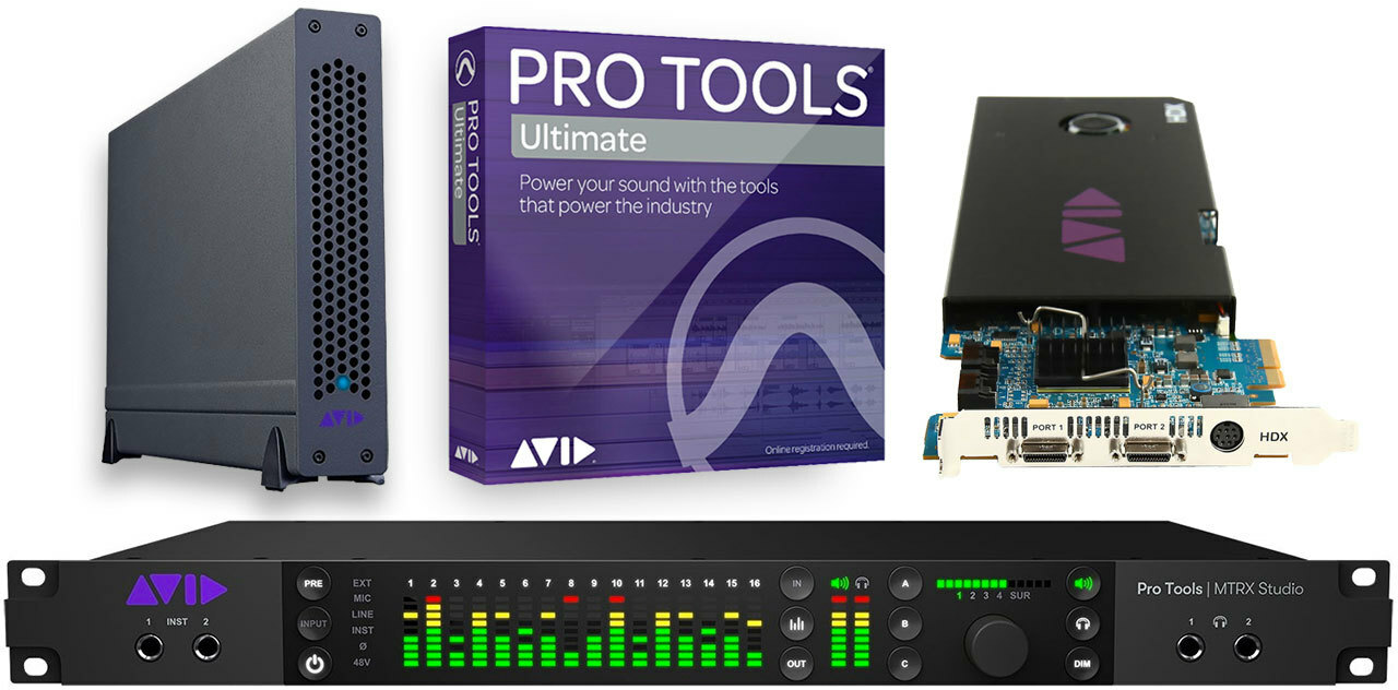 Avid Bundle Hdx Card - Mtrx Studio - Desktop Tb3 - HD protools systeem - Main picture