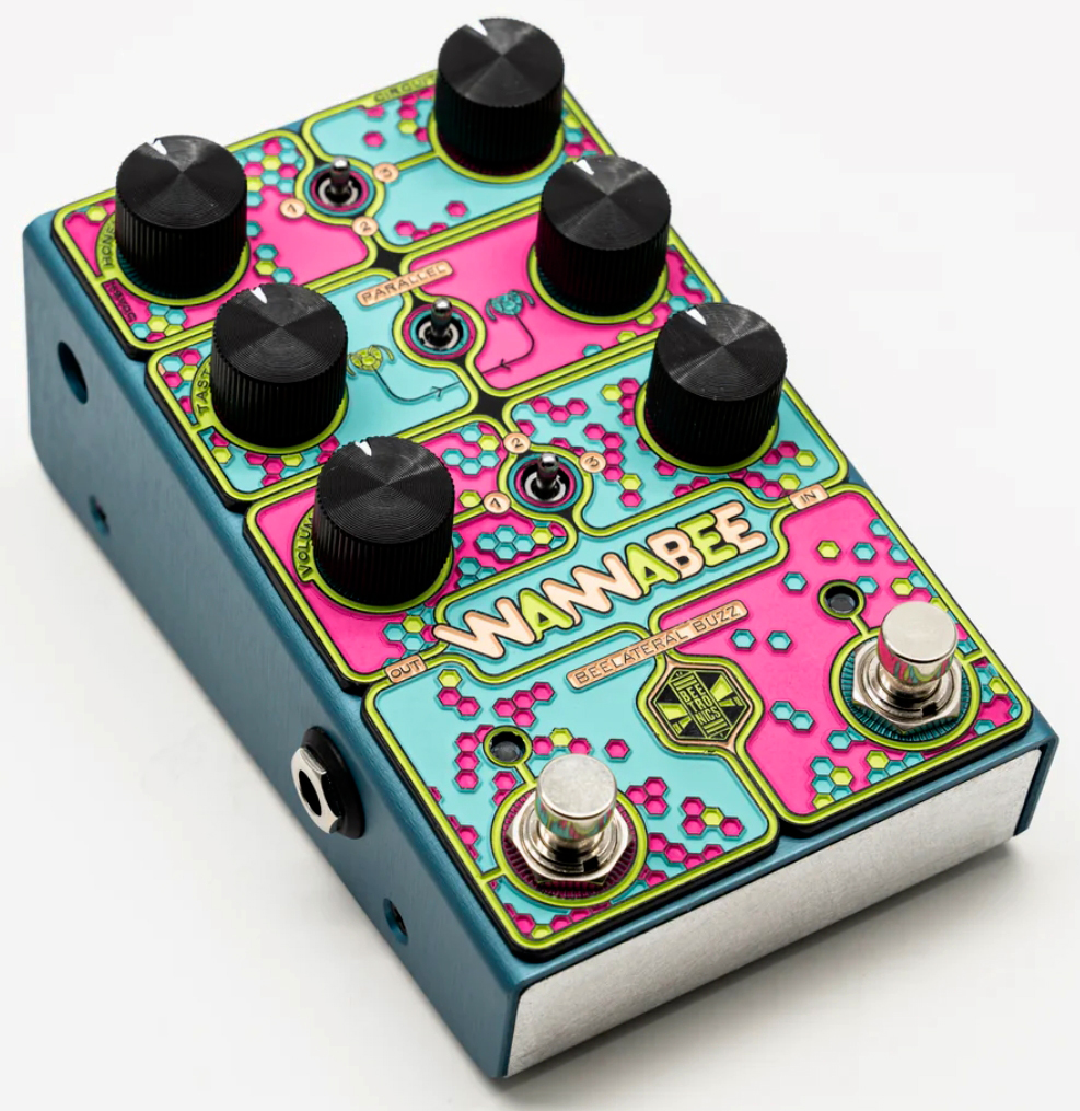 Beetronics Wannabee Beelateral Buzz Overdrive - Reverb/delay/echo effect pedaal - Variation 2