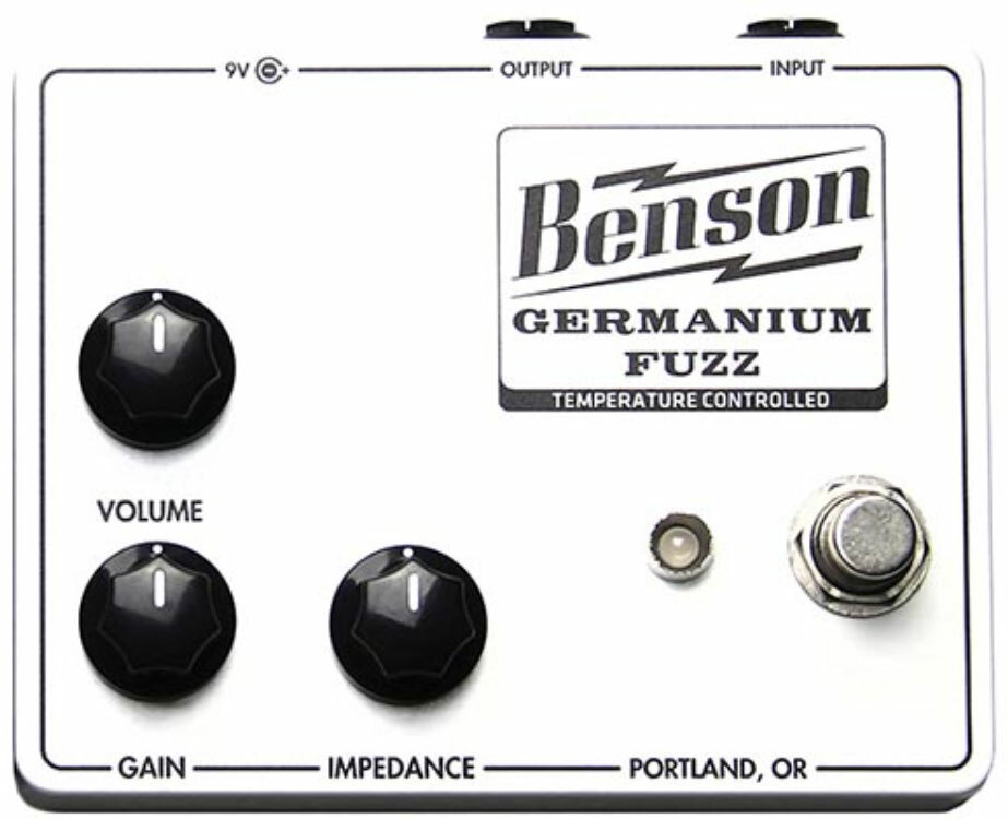 Benson Amps Germanium Fuzz White - Overdrive/Distortion/fuzz effectpedaal - Main picture