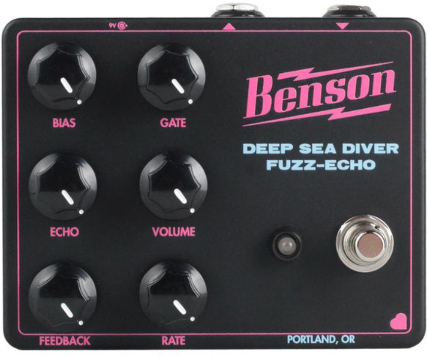 Benson Amps Jessica Dobson Deep Sea Diver Fuzz Echo Signature - Overdrive/Distortion/fuzz effectpedaal - Main picture