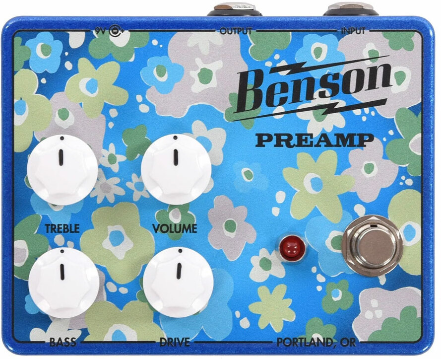 Benson Amps Preamp Boost Overdrive Fuzz Ltd Flower Child - Elektrische voorversterker - Main picture