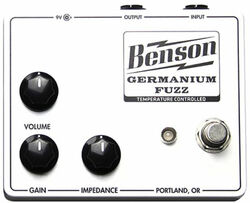 Overdrive/distortion/fuzz effectpedaal Benson amps Germanium Fuzz White