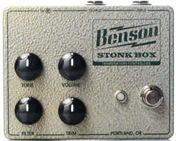 Overdrive/distortion/fuzz effectpedaal Benson amps Stonk Box Fuzz