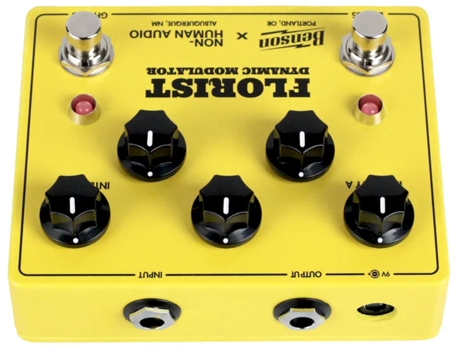 Benson Amps Florist Modulation Ltd Yellow - Modulation/chorus/flanger/phaser en tremolo effect pedaal - Variation 1