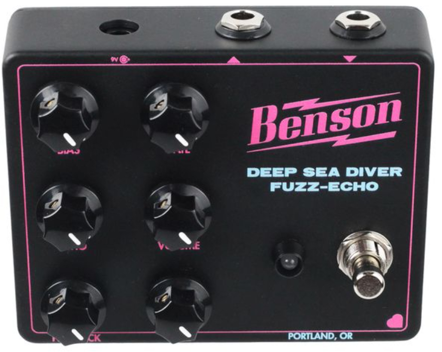 Benson Amps Jessica Dobson Deep Sea Diver Fuzz Echo Signature - Overdrive/Distortion/fuzz effectpedaal - Variation 1