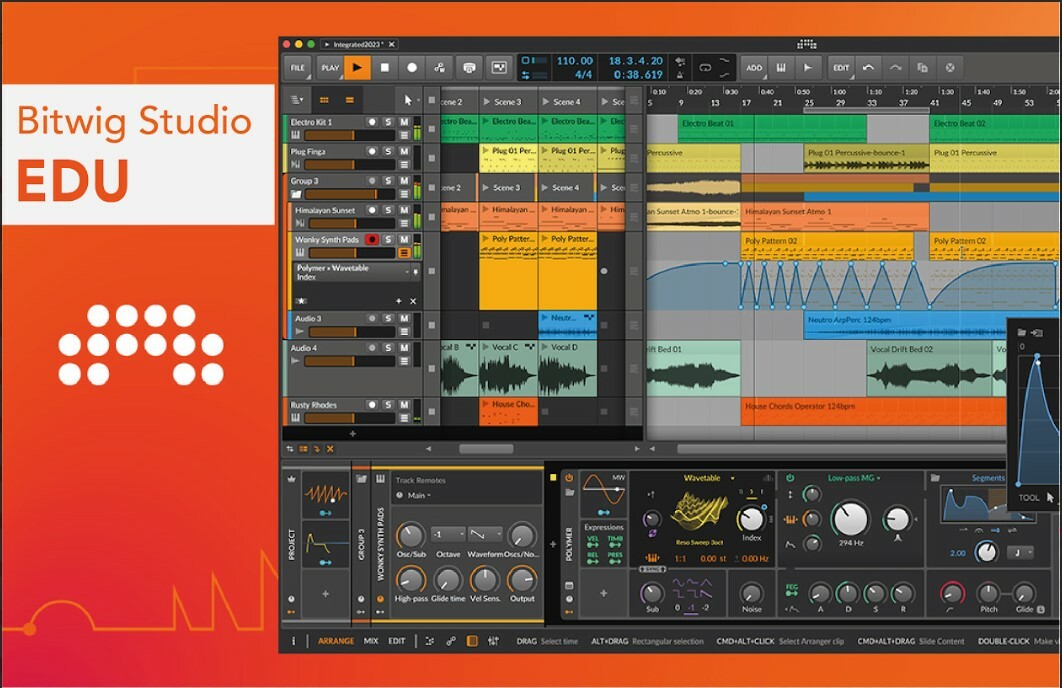 Bitwig Studio Edu - Sequencer software - Main picture