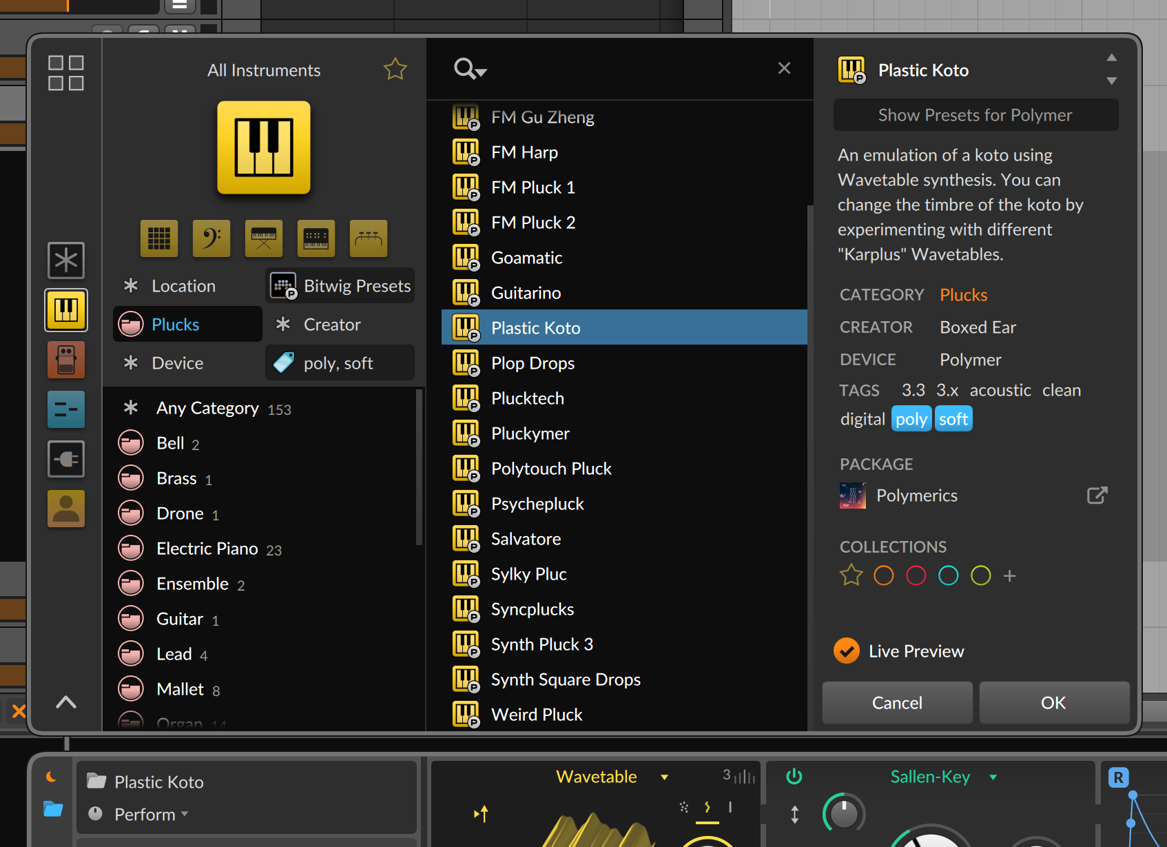 Bitwig Studio Producer - Sequencer software - Variation 10