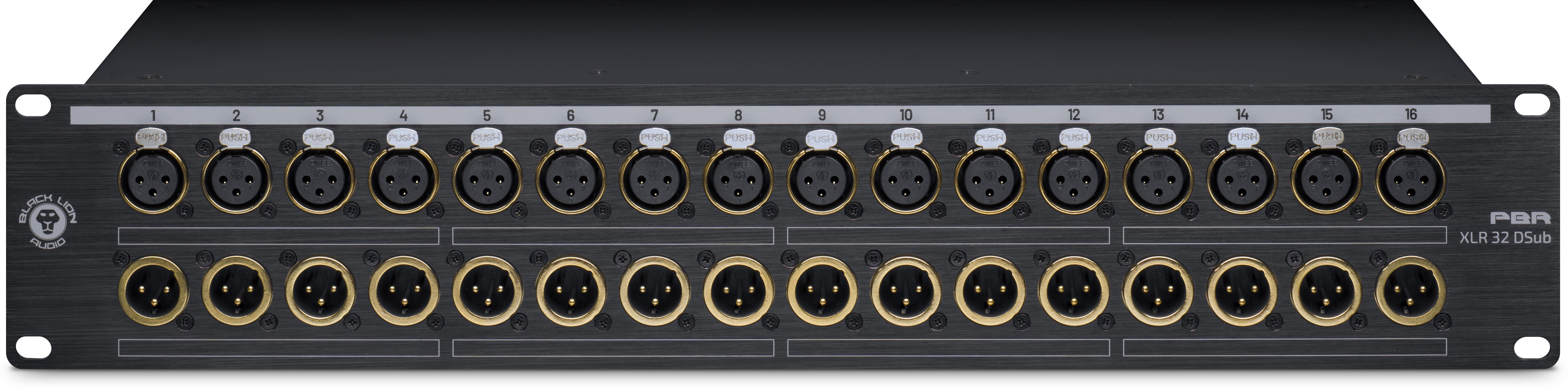 Black Lion Audio Pbr Xlr 32 Dsub - Toebehoren set voor opnemer - Main picture