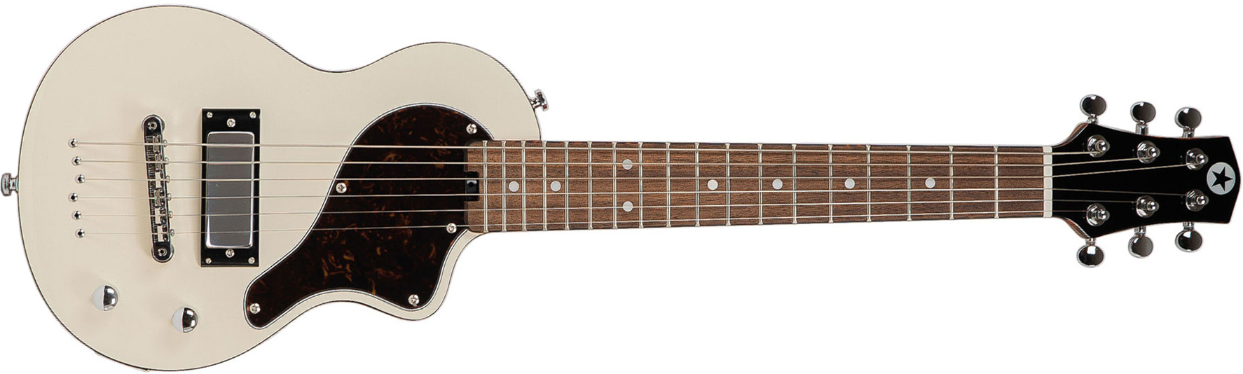 Blackstar Carry-on Travel Guitar +housse - White - Elektrische reisgitaar - Main picture