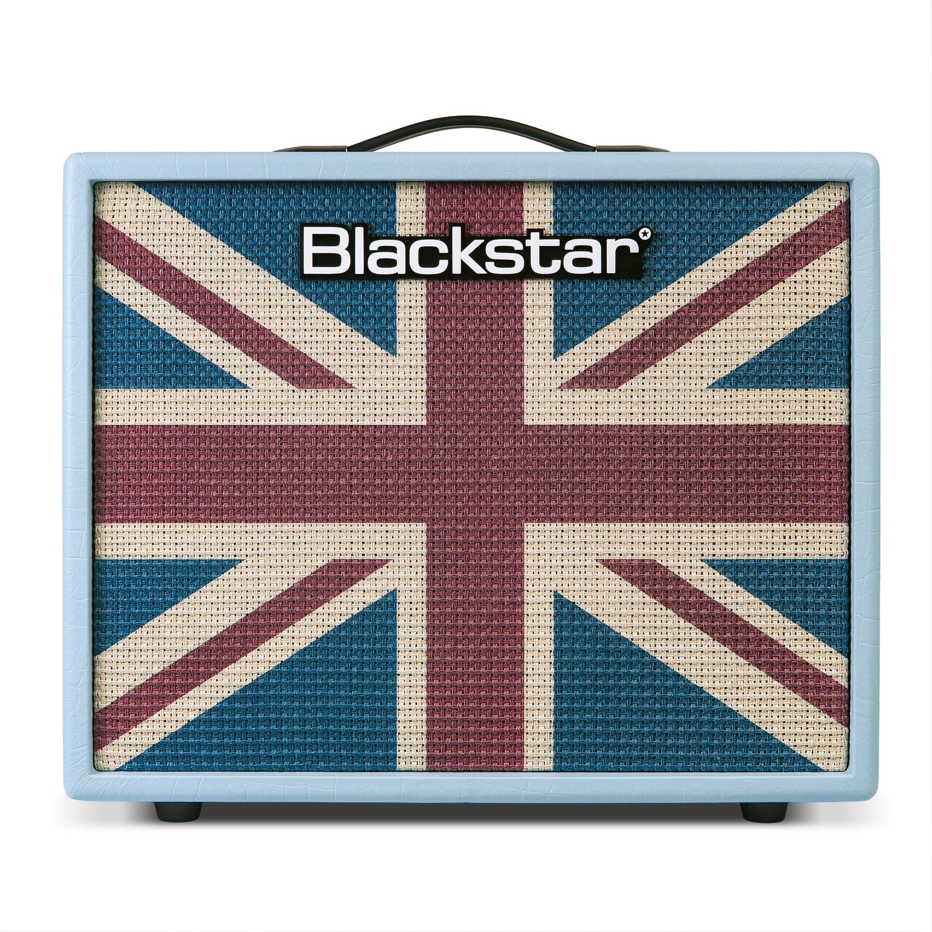 Blackstar Debut 50r Baby Blue Union Flag - Combo voor elektrische gitaar - Main picture