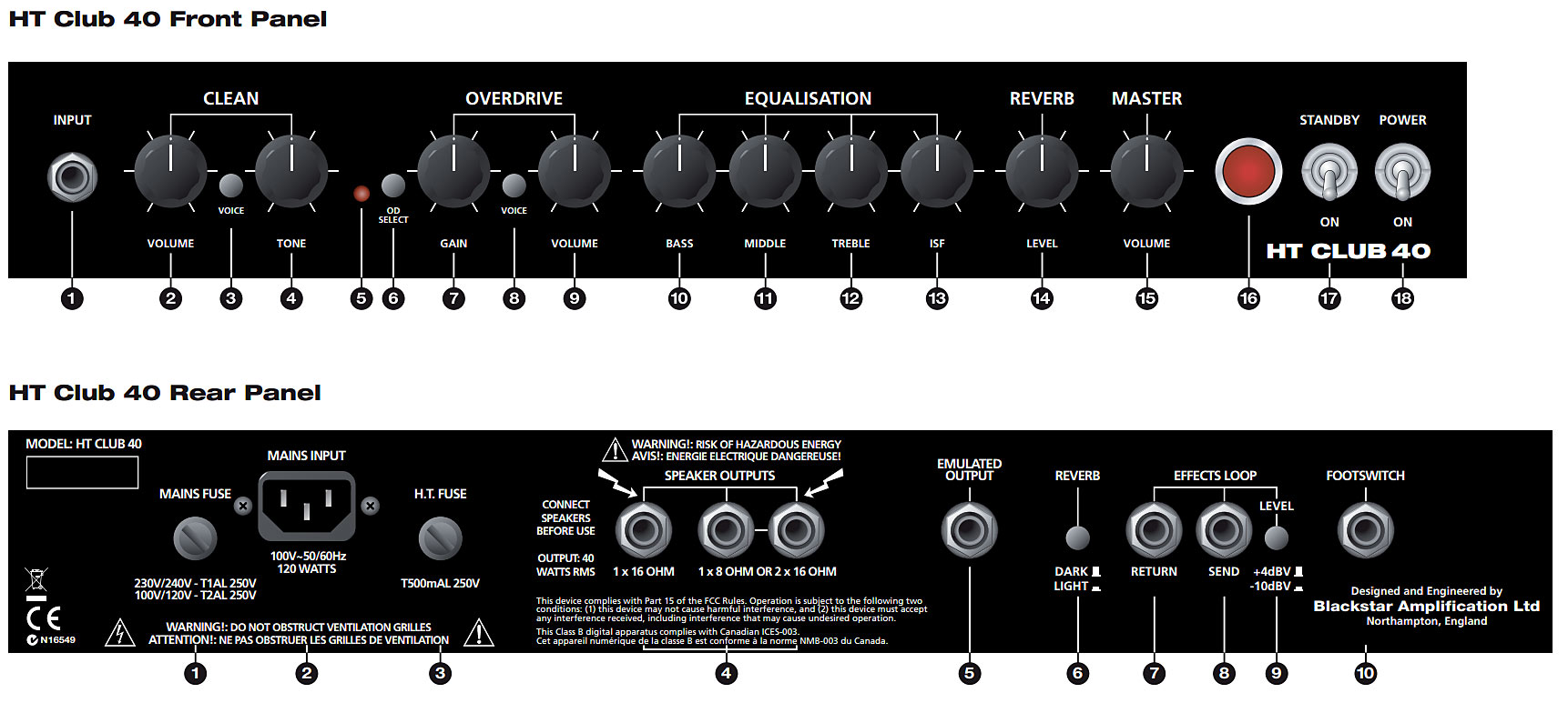 Blackstar Ht Venue Club 40 40w 1x12 Black - Combo voor elektrische gitaar - Variation 2