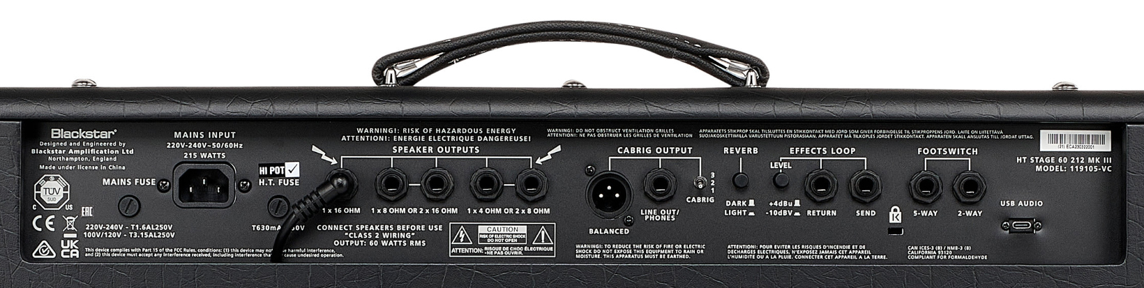 Blackstar Ht Venue Stage 60 212 Mkiii 60w 2x12 El34 - Combo voor elektrische gitaar - Variation 4