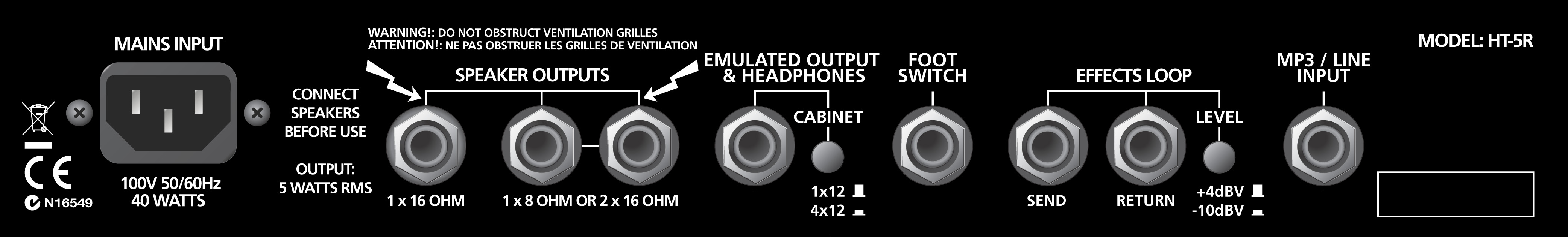 Blackstar Ht-5r 5 W 1x12 - Combo voor elektrische gitaar - Variation 1