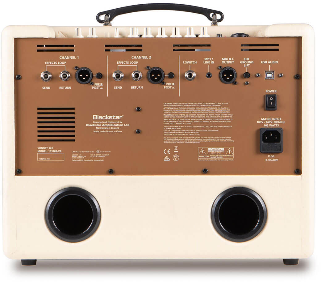 Blackstar Sonnet 120 Acoustic Amp 120w 1x8 Blonde - Combo voor akoestische gitaar - Variation 1