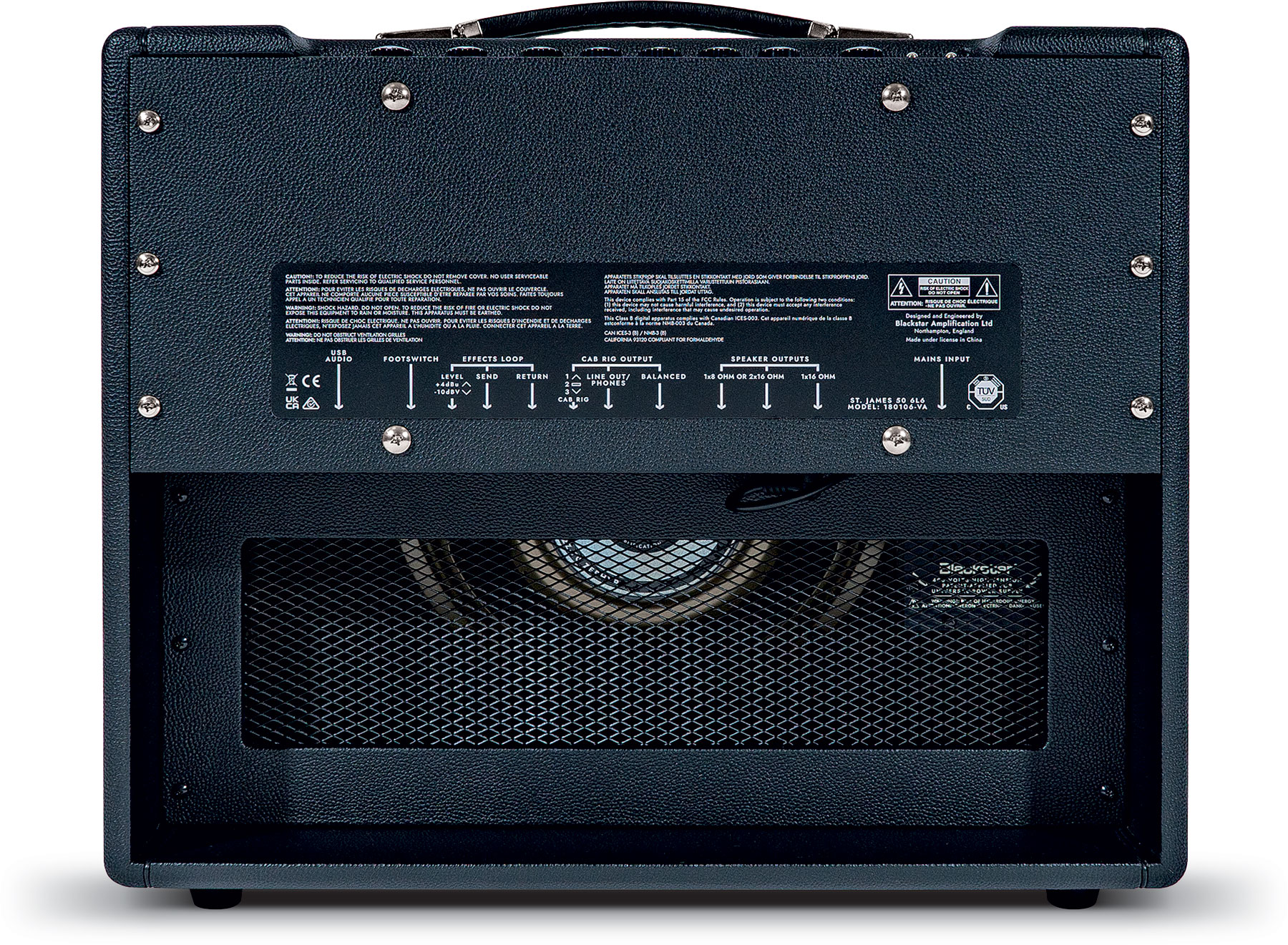 Blackstar St. James 6l6 50/5/2w 1x12 Black - Combo voor elektrische gitaar - Variation 2