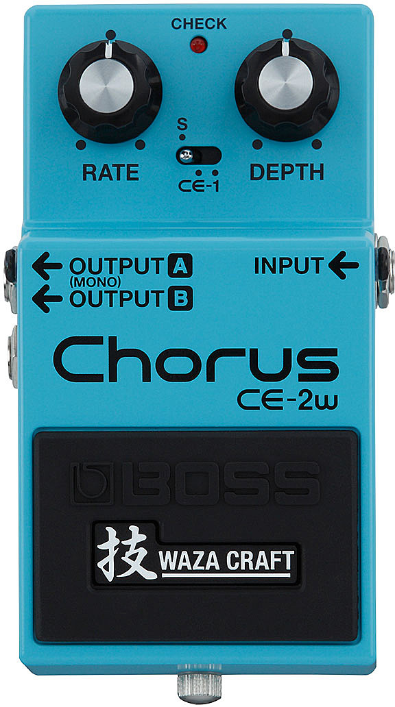 Boss Ce-2w Chorus Waza Craft - Modulation/chorus/flanger/phaser en tremolo effect pedaal - Main picture