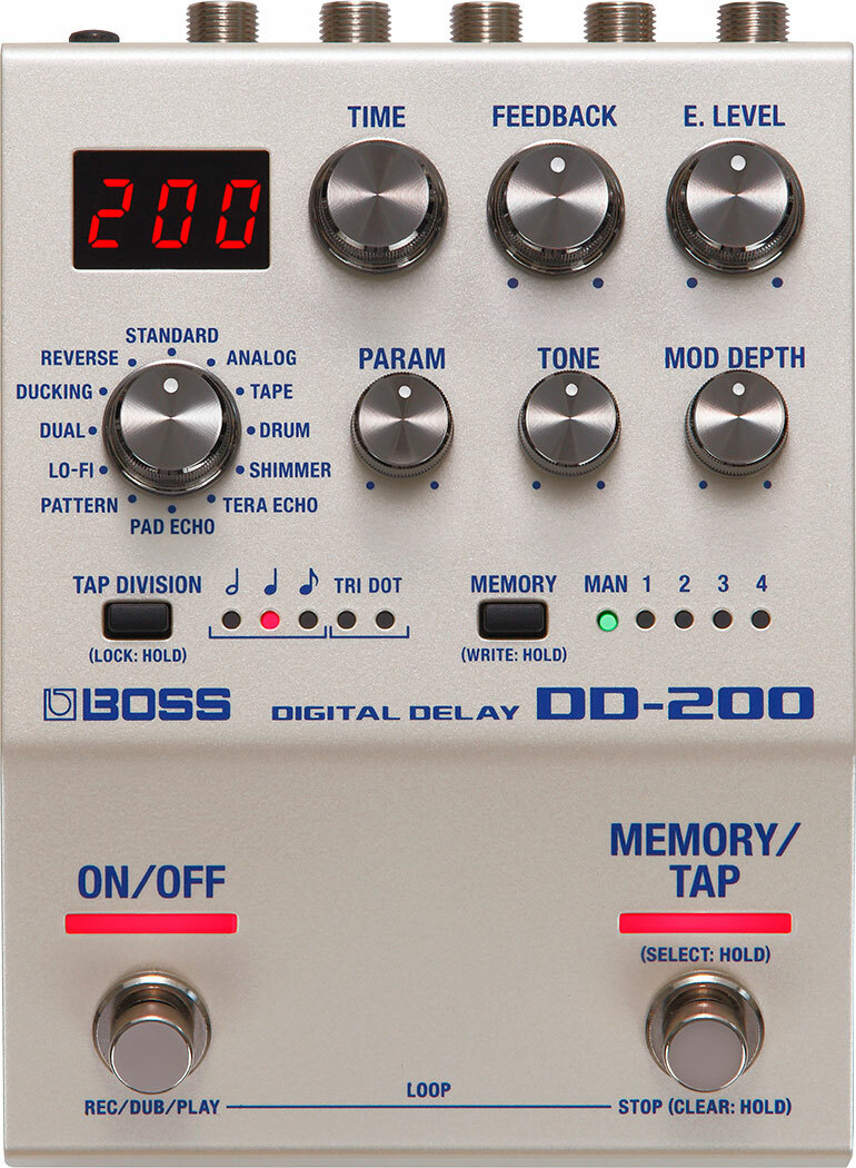 Boss Dd-200 Delay - Reverb/delay/echo effect pedaal - Main picture