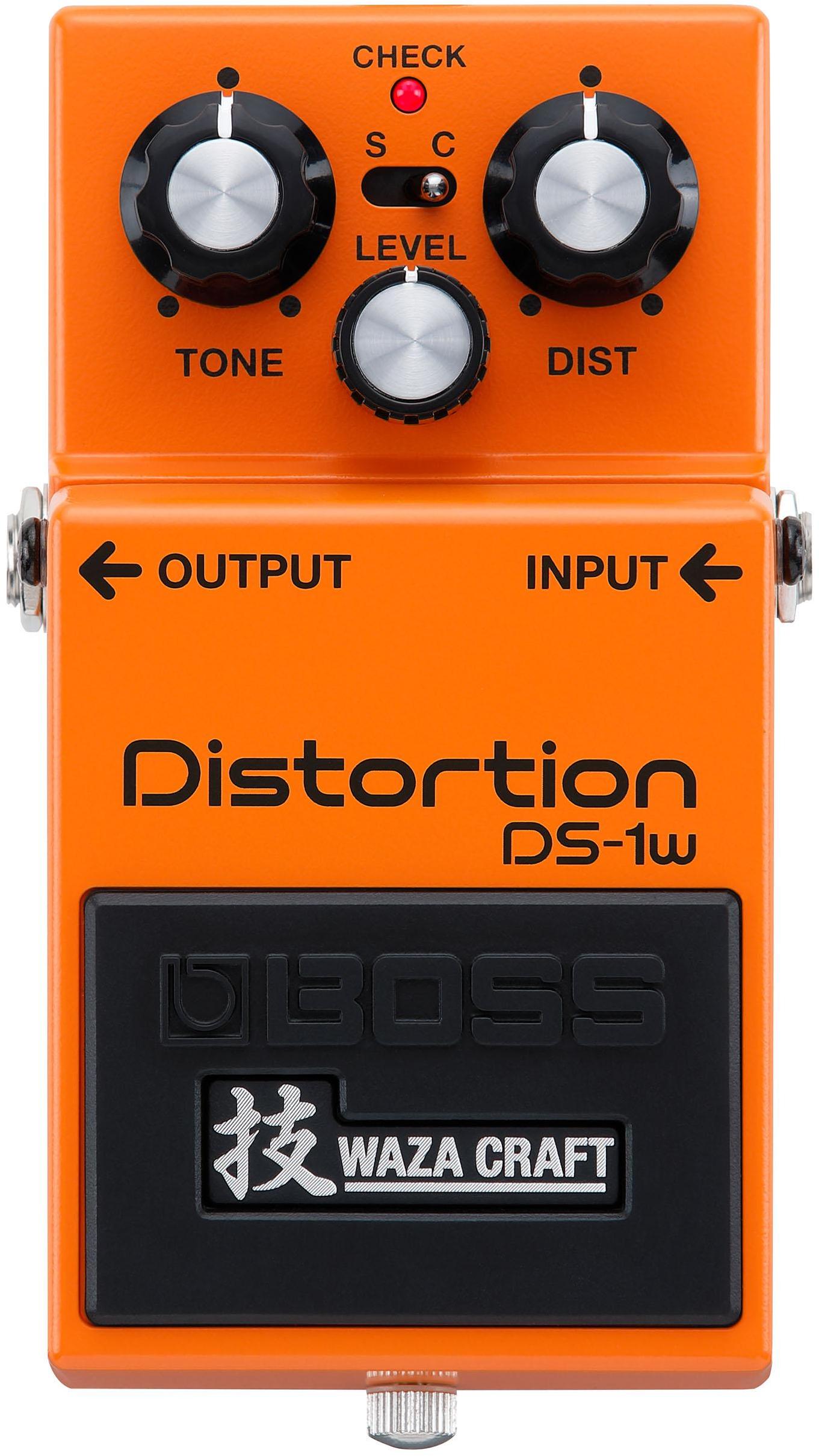 Overdrive/distortion/fuzz effectpedaal Boss DS-1W Waza Craft
