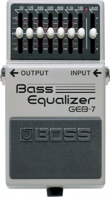 Boss Geb-7 Bass Equalizer - EQ & enhancer effectpedaal - Main picture