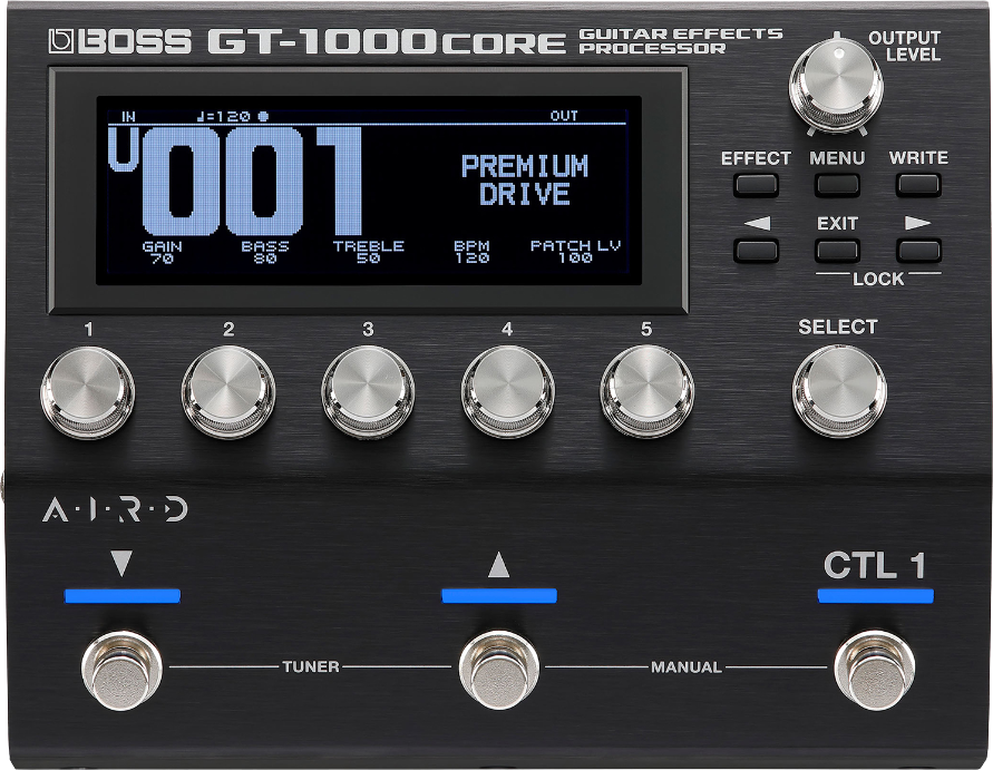Boss Gt1000core Guitar Effects Processor - Simulatie van gitaarversterkermodellering - Main picture
