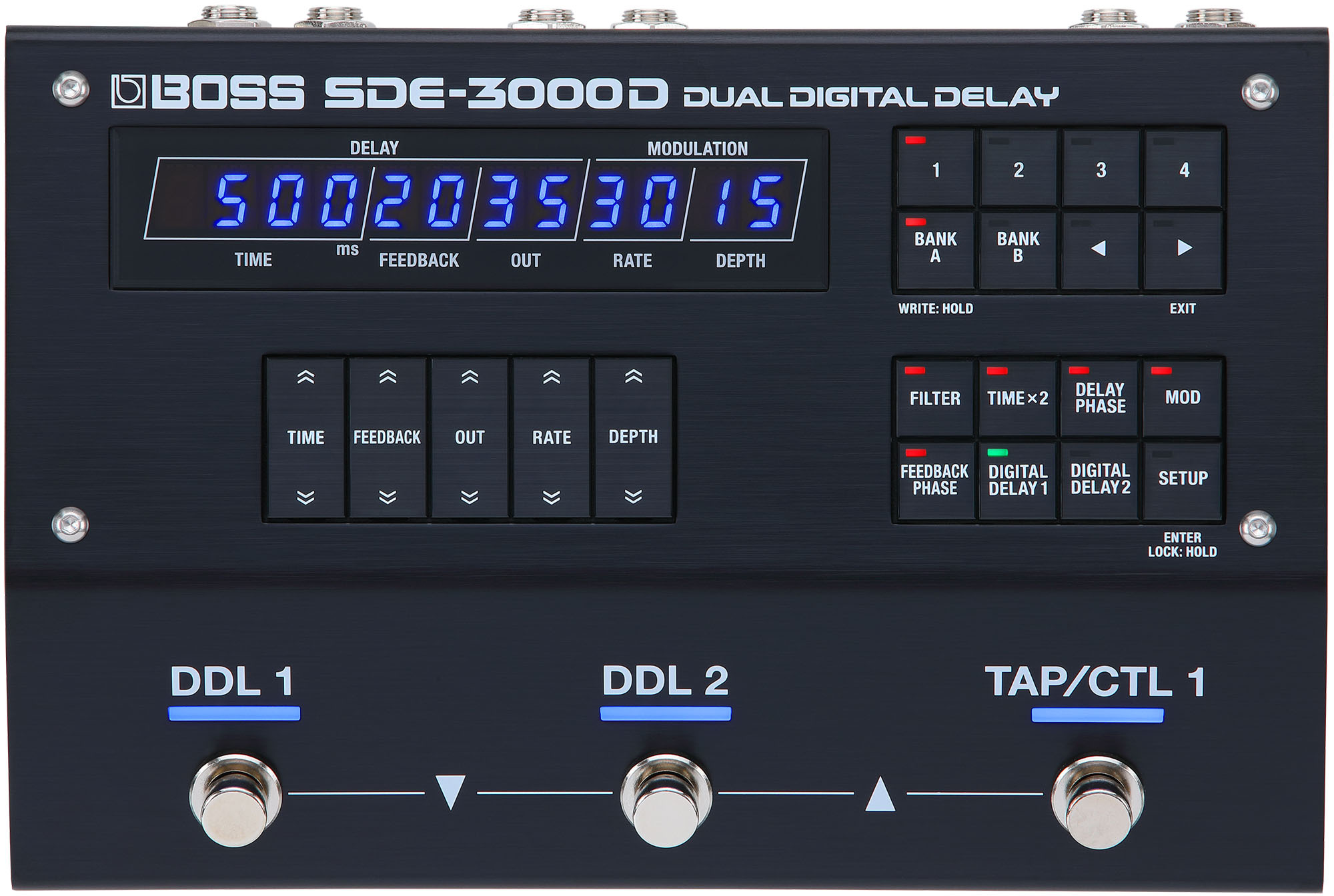 Boss Sde-3000d - Reverb/delay/echo effect pedaal - Main picture