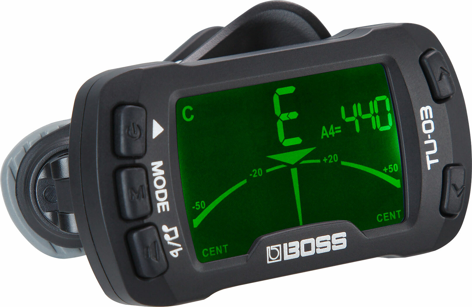 Boss Tu-03 Clip-on Tuner & Metronome - Gitaarstemmer - Main picture