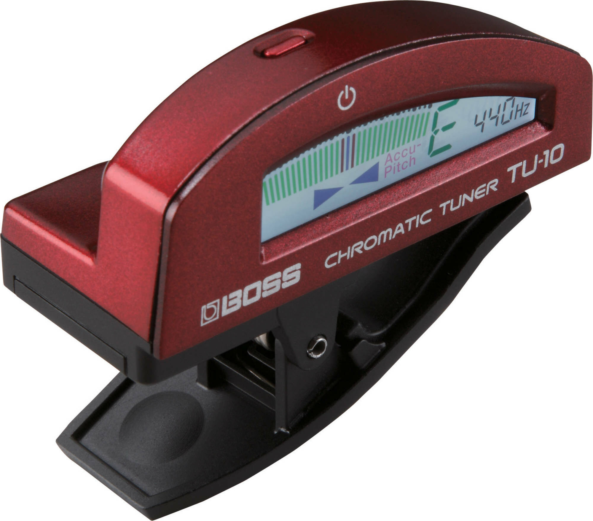 Boss Tu10 Clip On Chromatic Tuner Red - Gitaarstemmer - Main picture