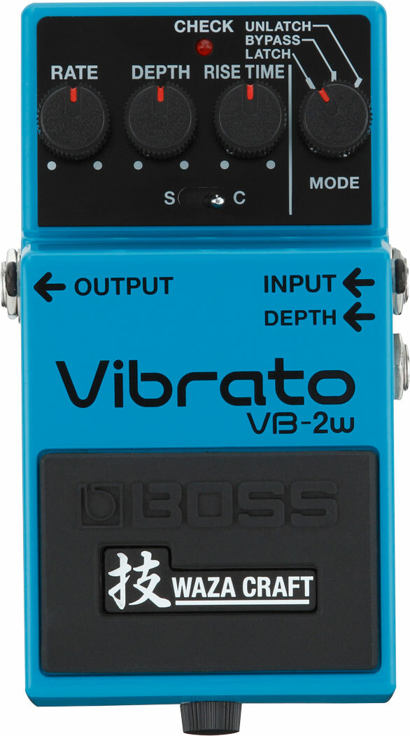 Boss Vb-2w Vibrato Waza Craft - Modulation/chorus/flanger/phaser en tremolo effect pedaal - Main picture