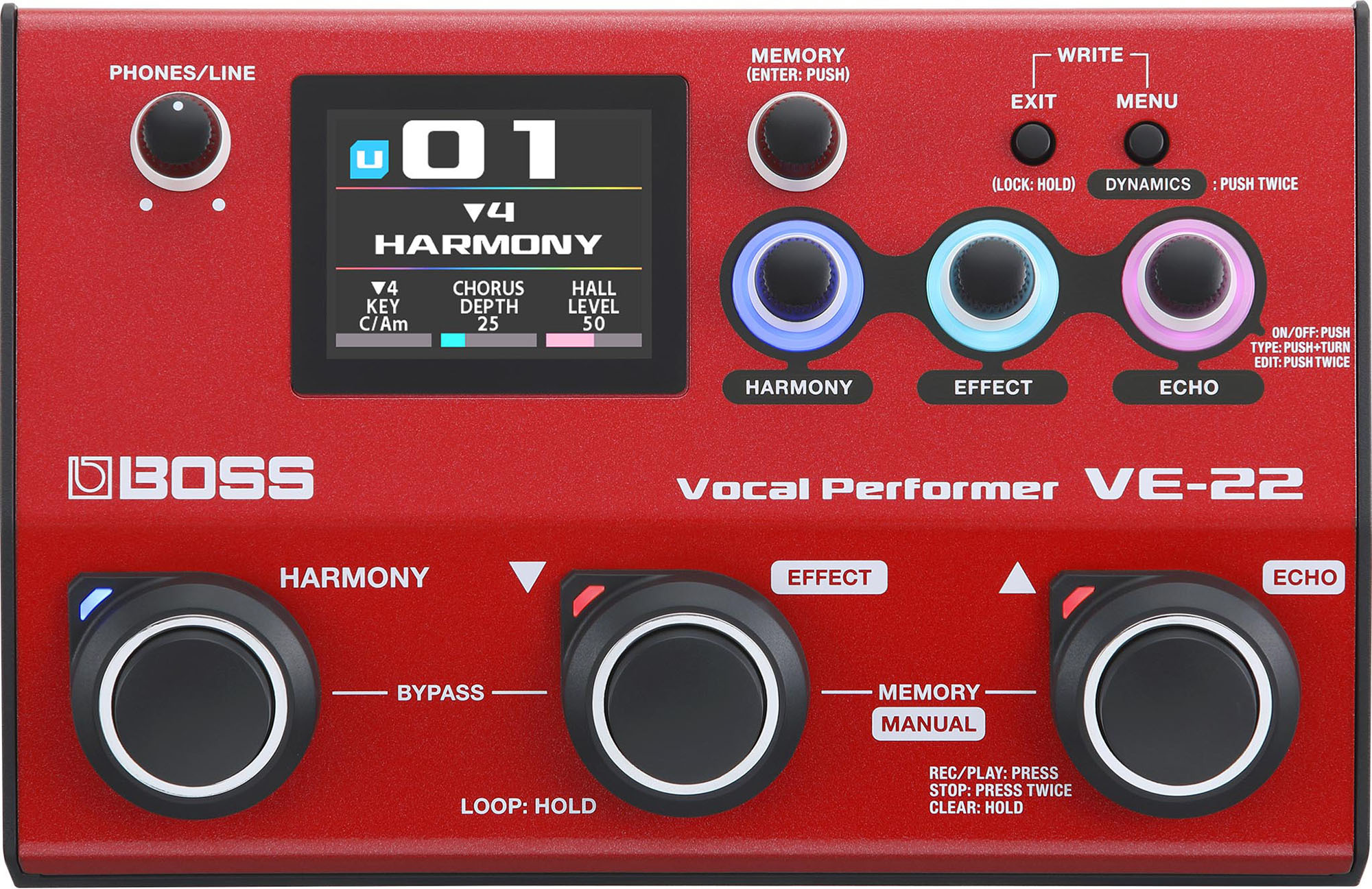 Boss Ve-22 Vocal Performer - Effecten processor - Main picture