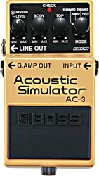 Modulation/chorus/flanger/phaser en tremolo effect pedaal Boss AC-3 Acoustic Simulator