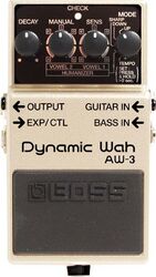 Wah/filter effectpedaal Boss AW-3 Dynamic Wah - White