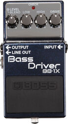 Overdrive/distortion/fuzz effectpedaal Boss BB-1X Bass Driver