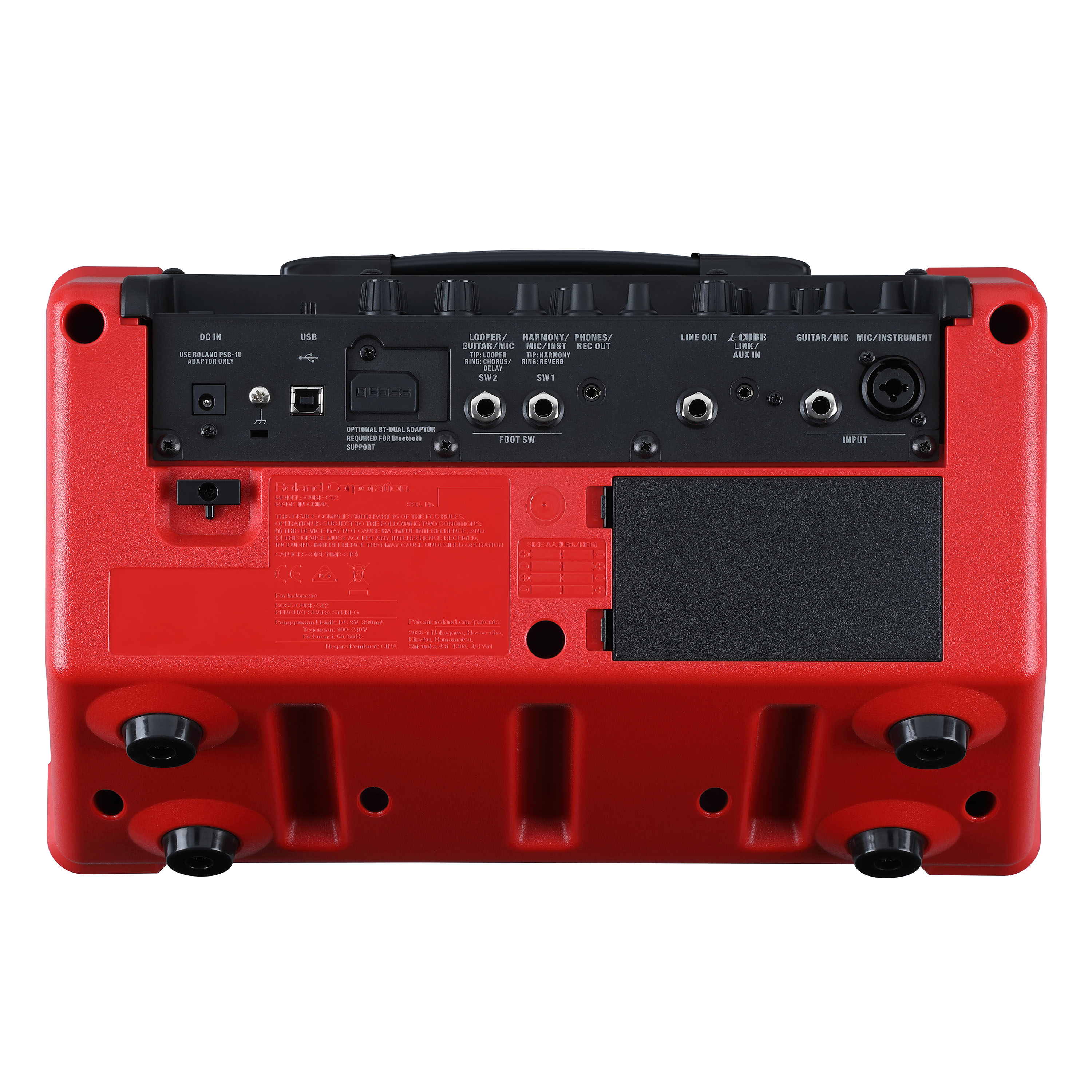 Boss Cube Street Ii Portable Amp 10w 2x3 Red - Combo voor elektrische gitaar - Variation 2