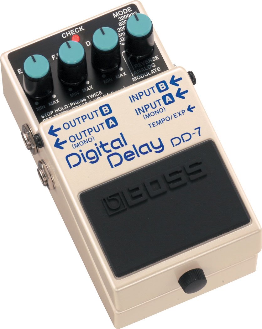 Boss Dd7 Digital Delay - White - Reverb/delay/echo effect pedaal - Variation 2