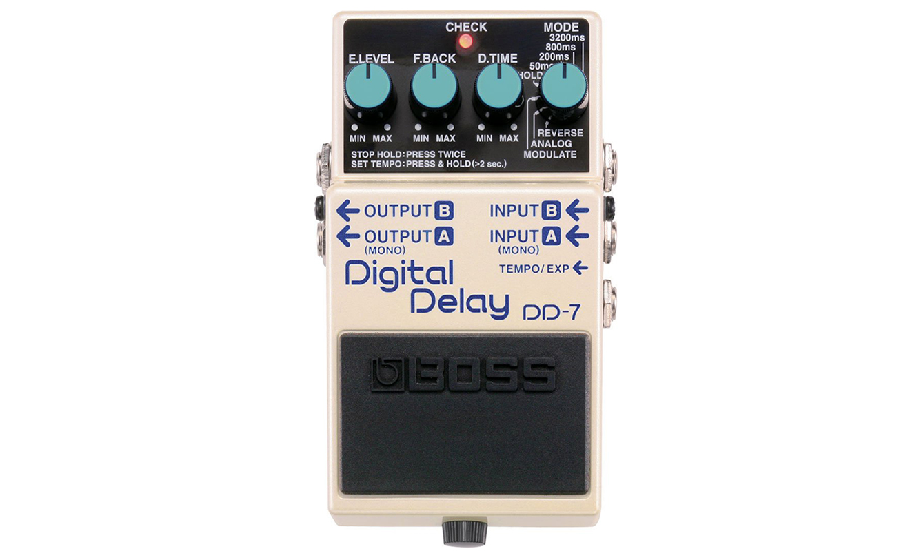 Boss Dd7 Digital Delay - White - Reverb/delay/echo effect pedaal - Variation 1