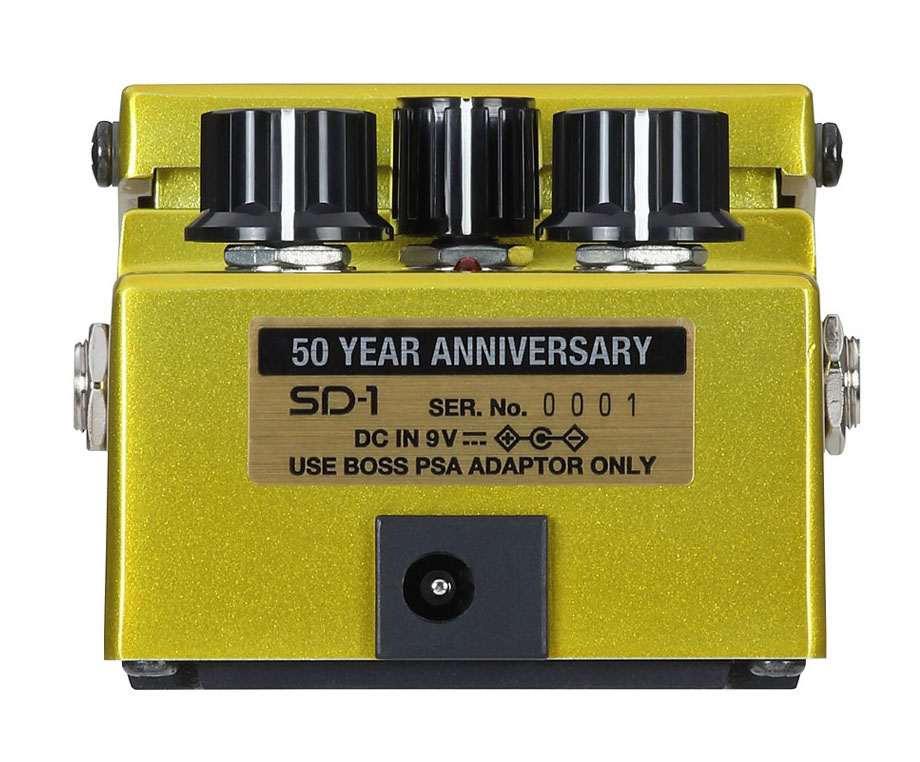 Boss Sd-1-b50a Super Overdrive 50th Anniversary - Overdrive/Distortion/fuzz effectpedaal - Variation 1