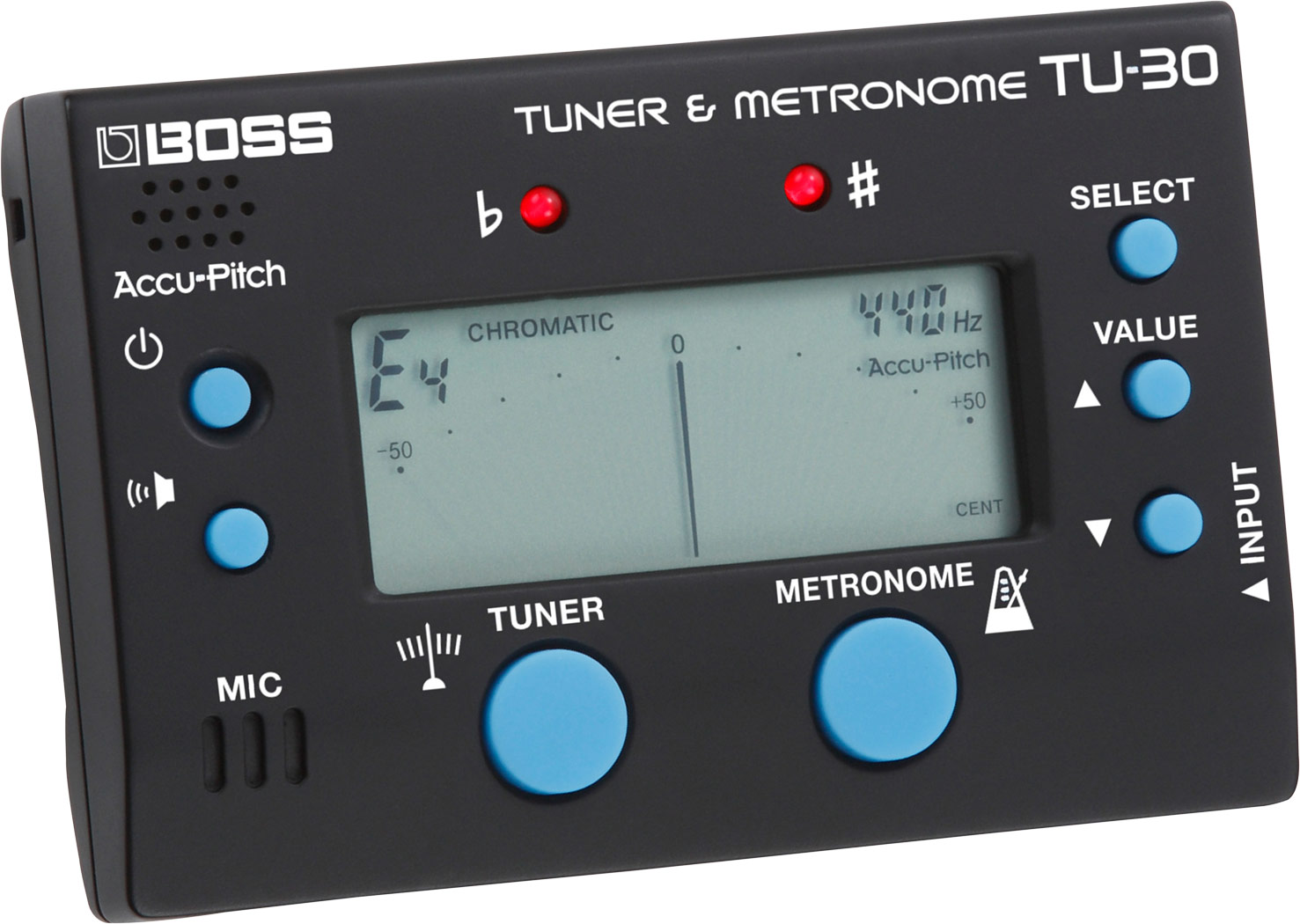 Boss Tu-30 Tuner & Metronome 2016 - Gitaarstemmer - Variation 1