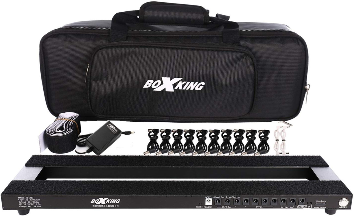 Boxking Pb4813 Powered Rechargeable Pedalboard +housse 12800mah - Pedaalbord - Main picture