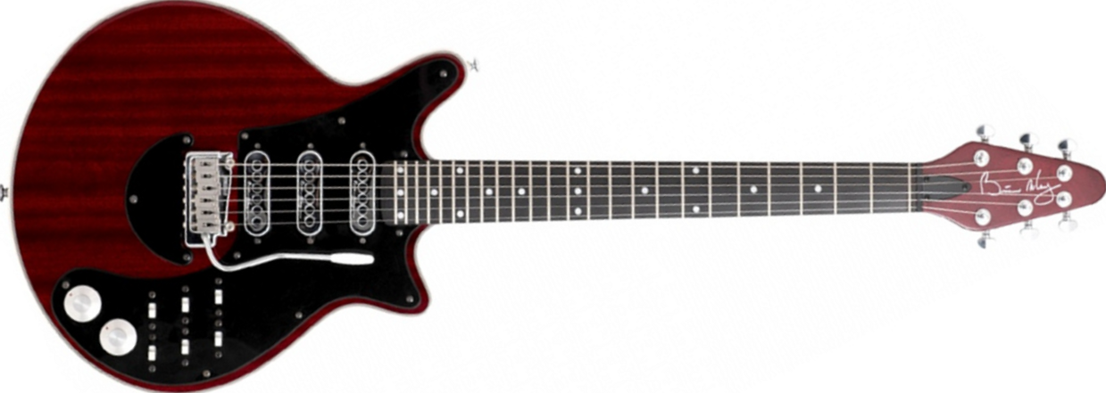 Brian May Red Special Trem 3s Eb - Antique Cherry - Kenmerkende elektrische gitaar - Main picture
