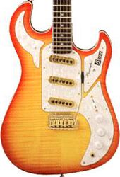 Elektrische gitaar in str-vorm Burns                          Shadow Special Club - Cherry sunburst
