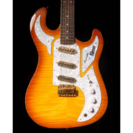 Burns Shadow Special Club Rw - Cherry Sunburst - Elektrische gitaar in Str-vorm - Variation 3