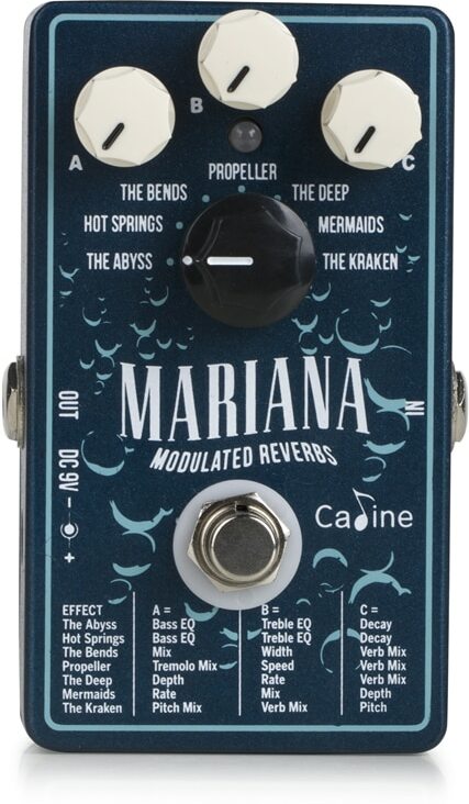 Caline Cp507 Mariana Reverb - Reverb/delay/echo effect pedaal - Main picture