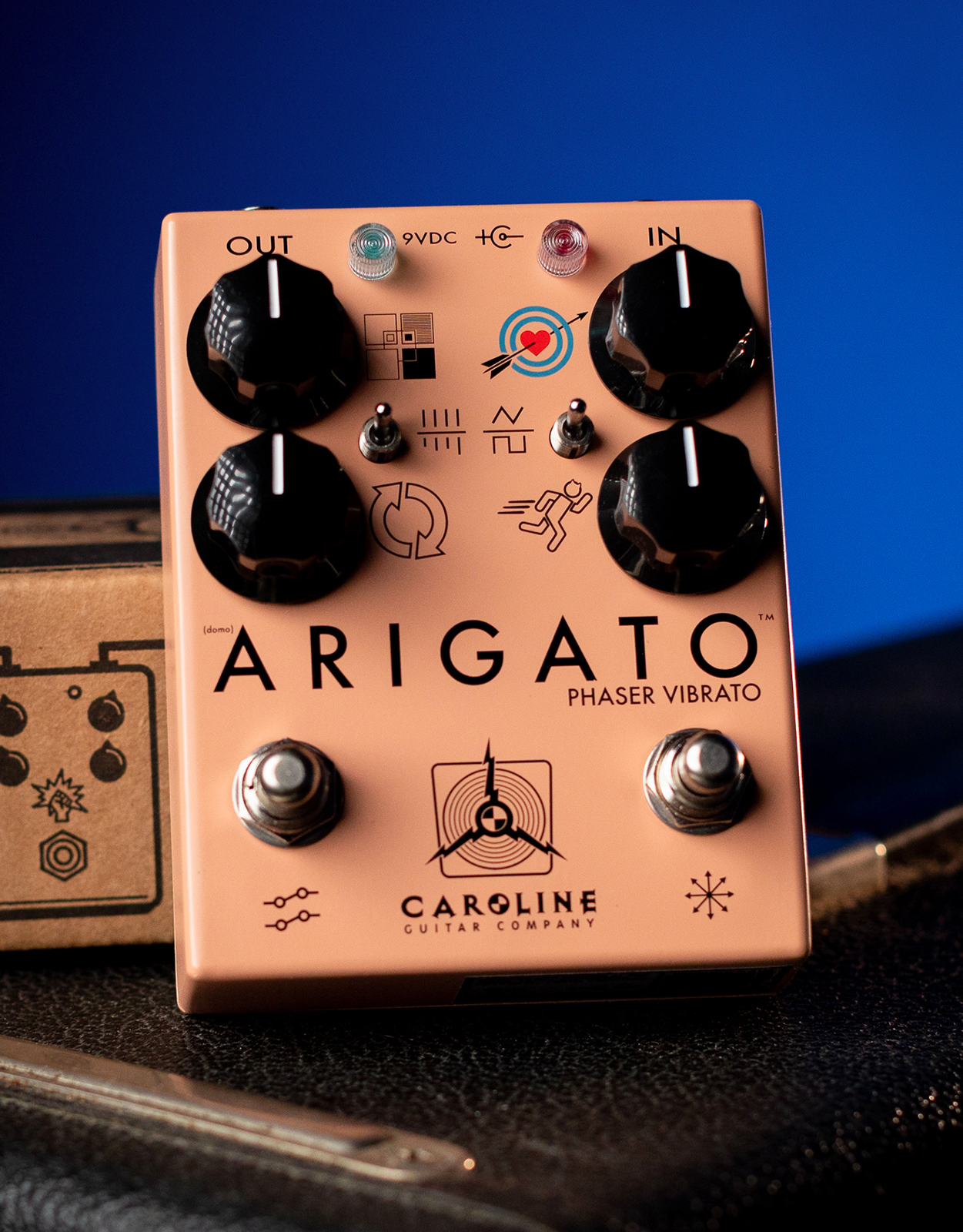 Caroline Guitar Arigato Phaser Vibrato - Modulation/chorus/flanger/phaser en tremolo effect pedaal - Variation 1