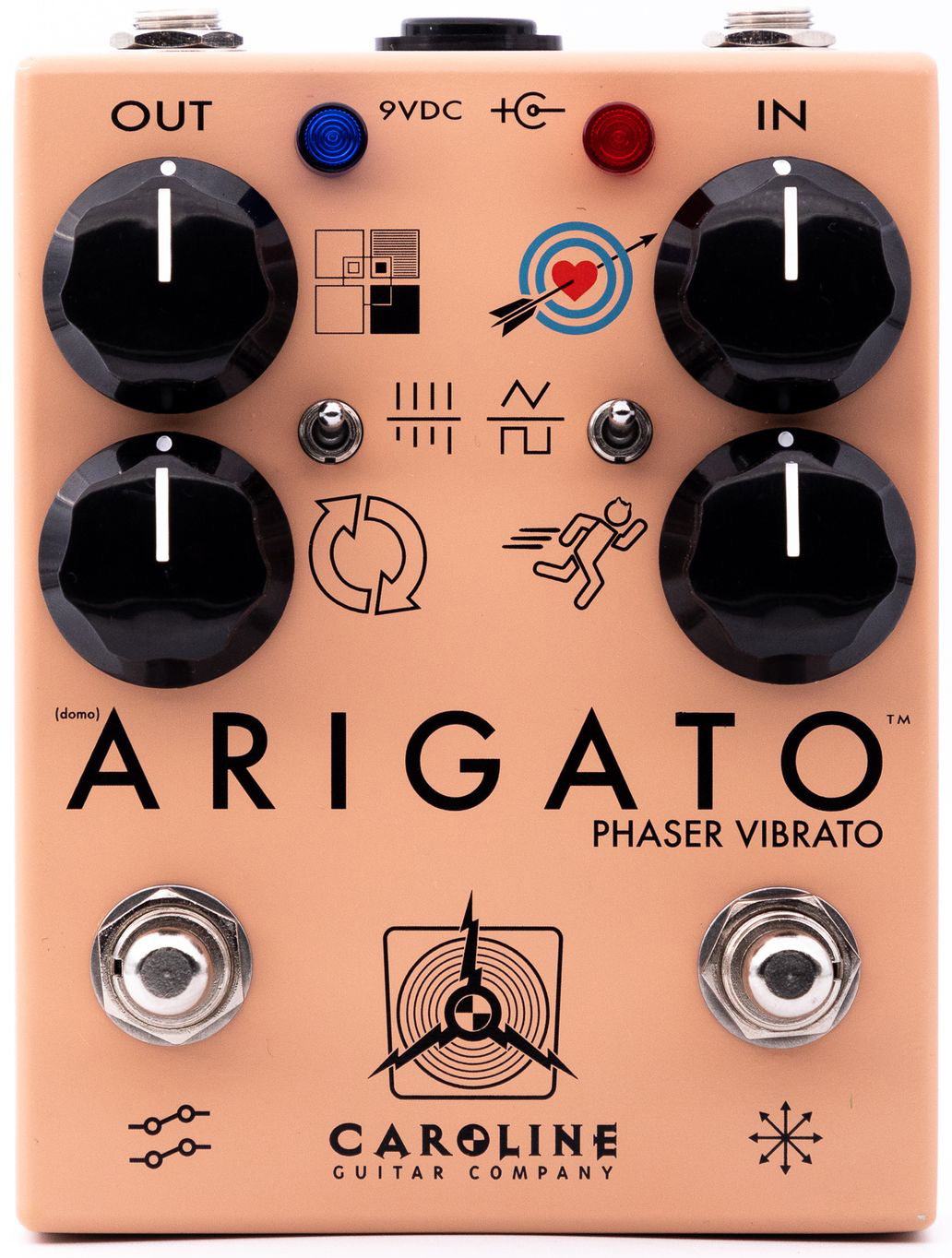 Caroline Guitar Arigato Phaser Vibrato - Modulation/chorus/flanger/phaser en tremolo effect pedaal - Main picture