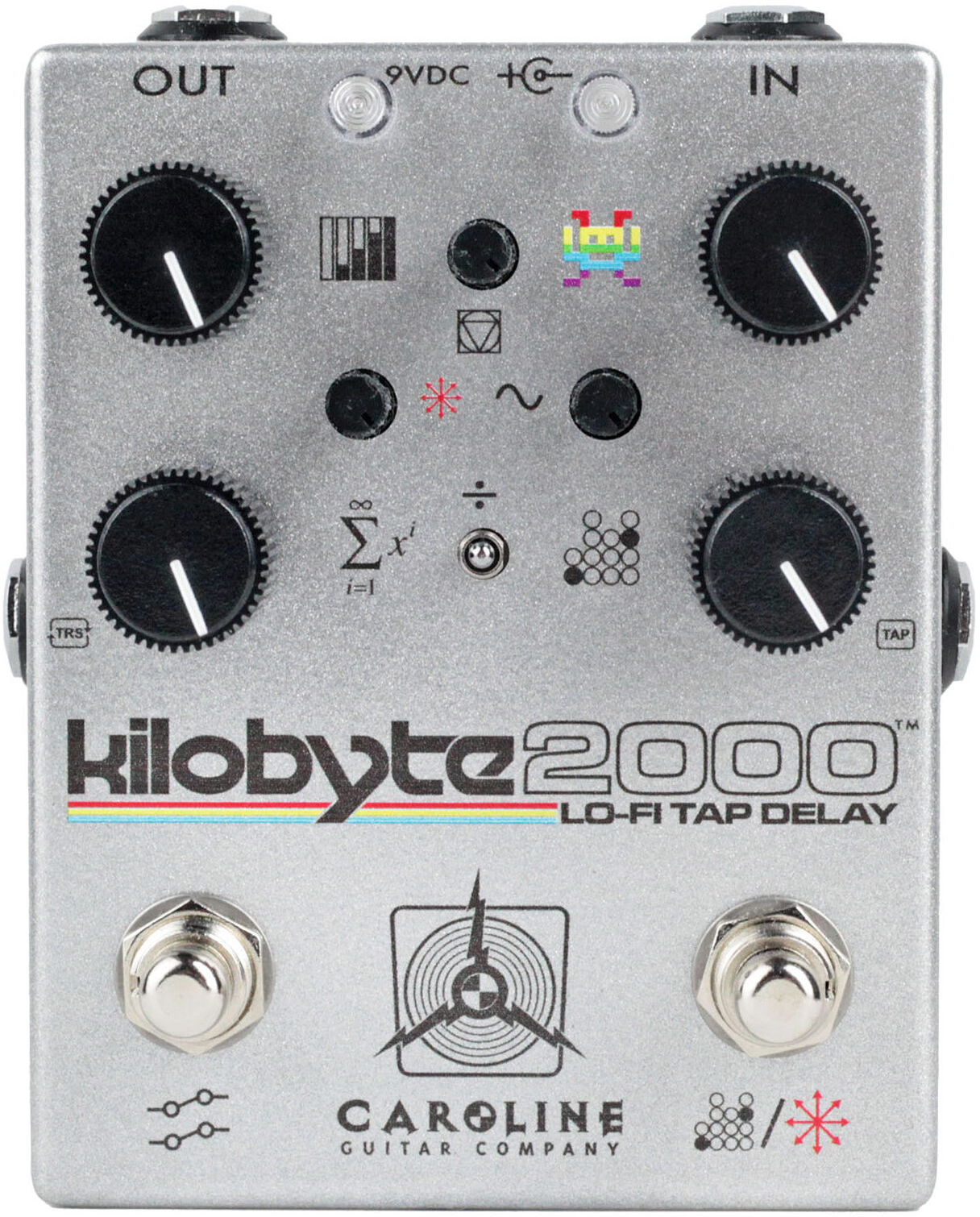 Caroline Guitar Kilobyte 2000 Lo Fi Tap Delay - Reverb/delay/echo effect pedaal - Main picture