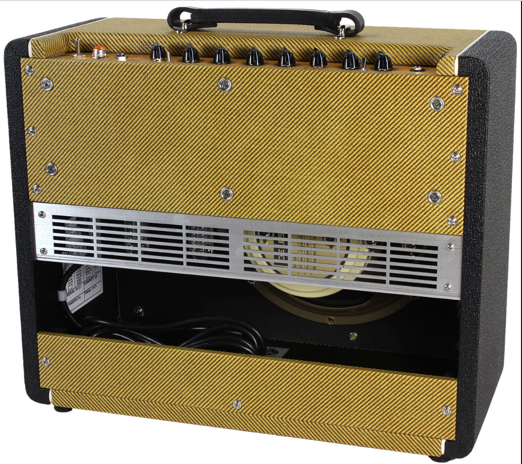 Carr Amplifiers Mercury V 1-12 Combo 16w 1x12 6v6 Black/tweed - Combo voor elektrische gitaar - Variation 1