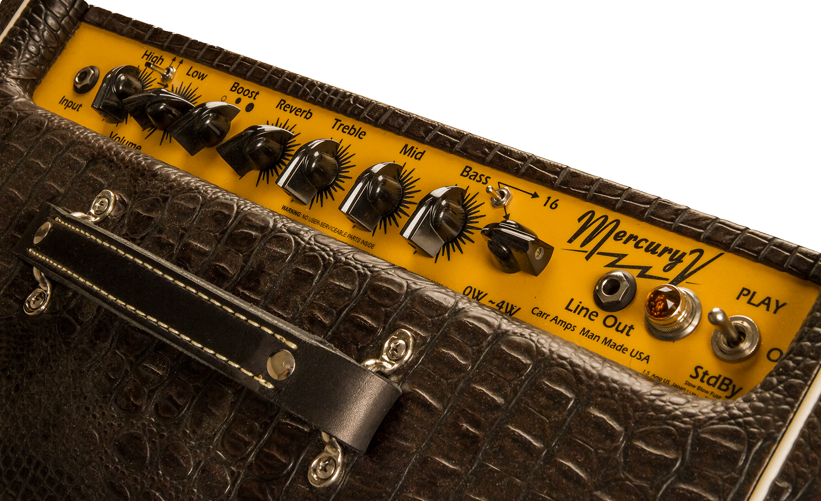 Carr Amplifiers Mercury V 1-12 Combo 16w 1x12 6v6 Brown Gator - Combo voor elektrische gitaar - Variation 2